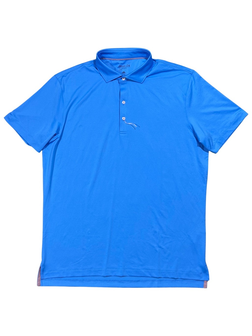 Johnnie-O Majorca Blue Birdie Solid Jersey Performance Polo Golf JMPO1710 NWOT L